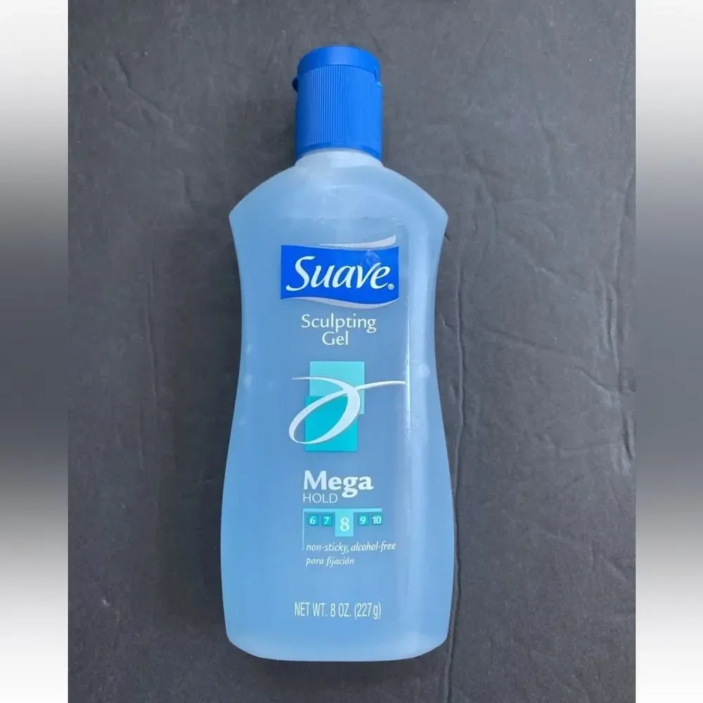 Suave Sculpting Gel Mega Hold #8 Non Sticky Discontinued HTF Unisex New 8.oz